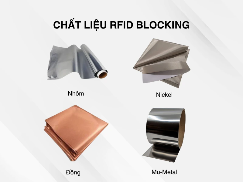 Chất liệu RFID Blocking phổ biến 