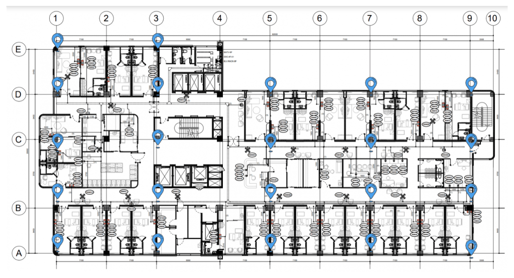 Mô hình triển khai hệ thống Trackify.IPS​
