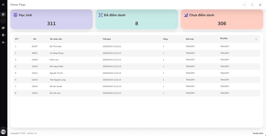 Phần mềm điểm danh bằng RFID