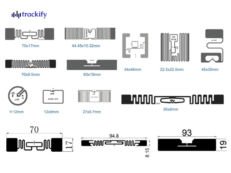 9 yếu tố ảnh hưởng phạm vi đọc của RFID và cách tối ưu Kích cỡ thẻ RFID