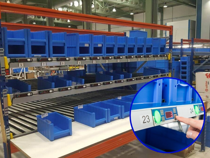 Quy trình quản lý kho tiêu chuẩn năm 2026: Cách tối ưu quản lý kho Hệ thống Pick to light giúp tăng tốc độ lấy hàng