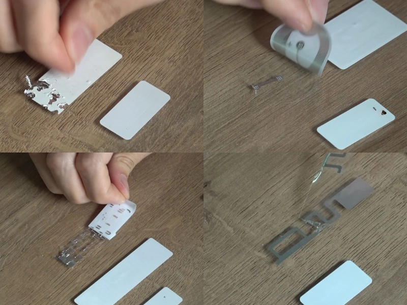 Thẻ RFID chống giả mạo: Giải pháp cho vấn đề hàng giả Nếu cố gắng gỡ bỏ hoặc bóc thẻ sẽ khiến thẻ không thể đọc được hoặc gửi tín hiệu lỗi