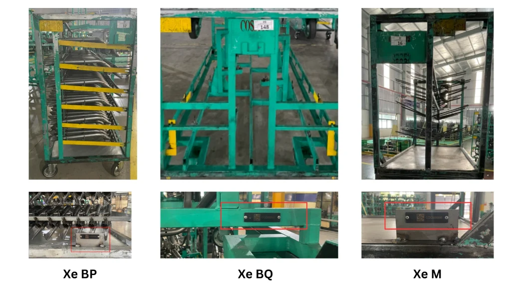 Phương thức gắn thẻ cho các xe chuyên dụng của Cosmos