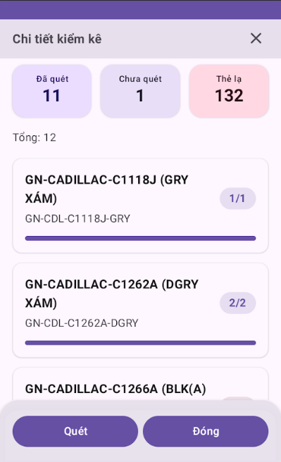 Mobile App quản lý kính mắt ứng dụng RFID​ tại Bệnh viện Mắt Quốc tế Việt - Nga