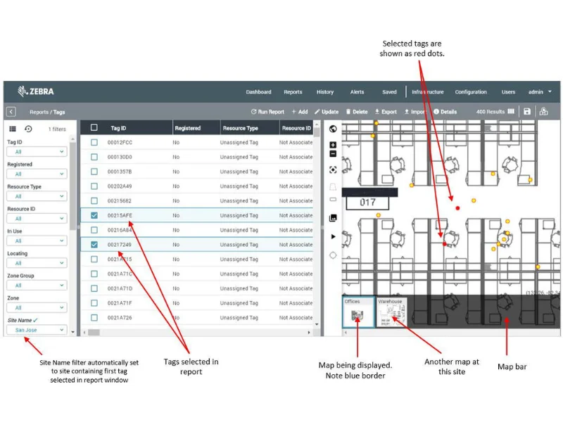 Phần mềm RFID cho quản lý tài sản Zebra MotionWorks