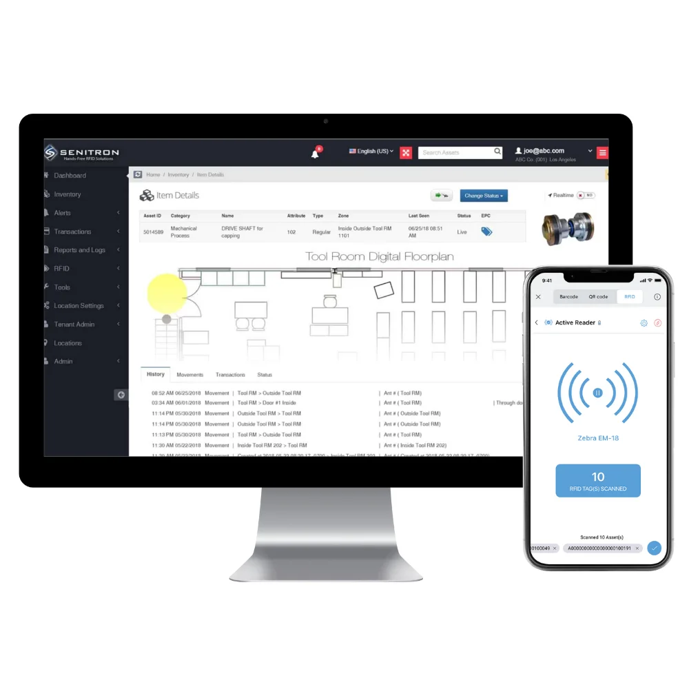 Phần mềm RFID quản lý sản xuất (RFID Software For Manufacturing)