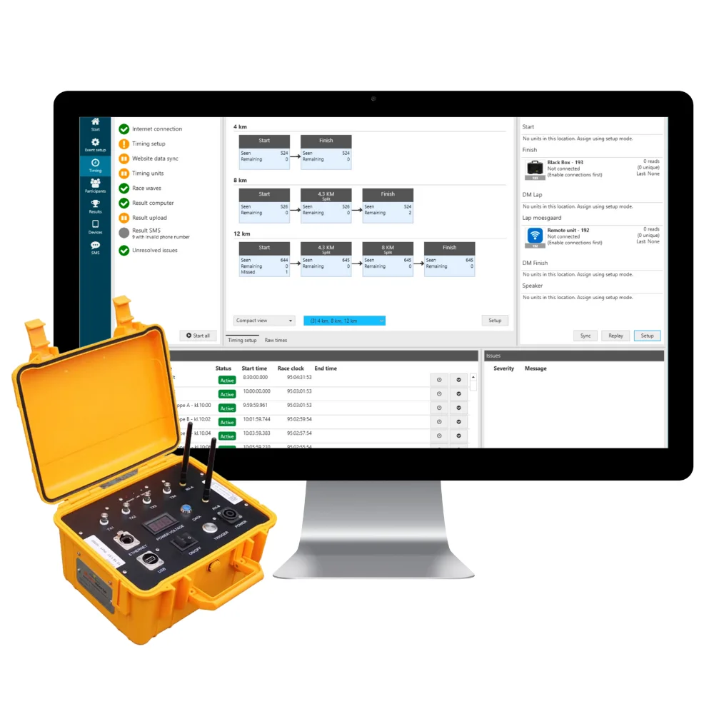 Phần mềm RFID tính giờ thể thao (RFID Race Timing Software)