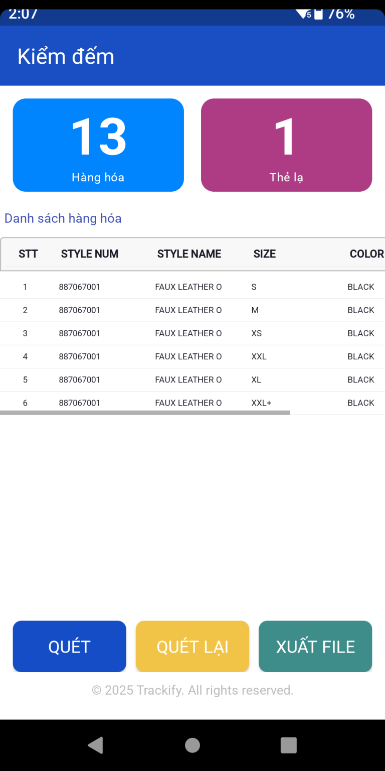 Phần mềm quản lý hàng hóa ứng dụng công nghệ RFID