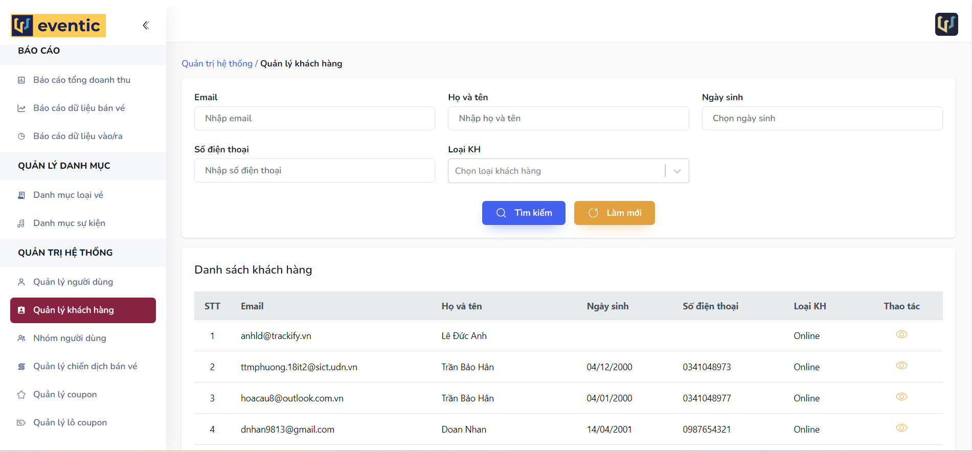 Phần mềm quản lý sự kiện ứng dụng RFID của Trackify