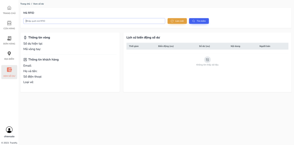 Giải pháp quản lý sự kiện ứng dụng RFID cho The Sentry Website bán hàng cho đối tác của The Sentry