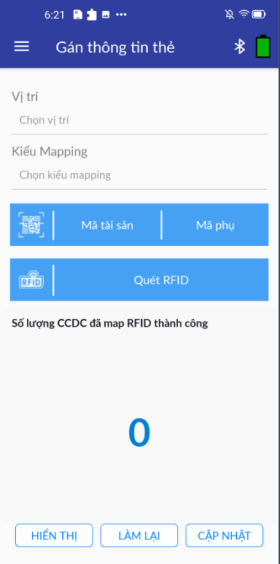 Giao diện phần mềm mobile app Trackify.App