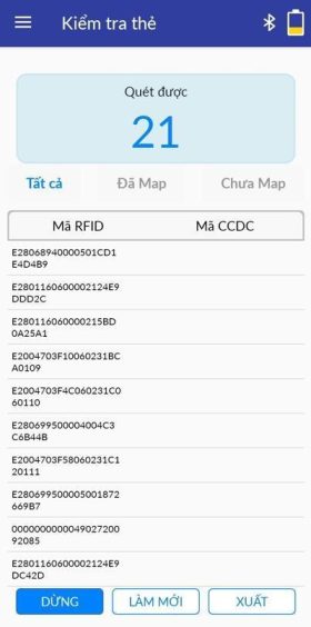 Giao diện phần mềm mobile app Trackify.App