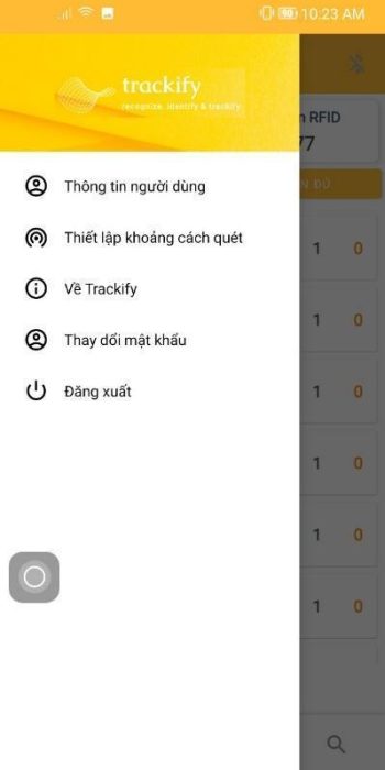 Ứng dụng mobile app quản lý hàng hóa tại No Concept do Trackify triển khai