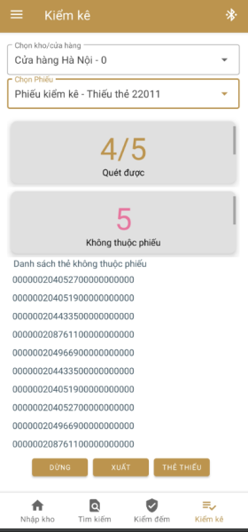 Ứng dụng mobile app quản lý hàng hóa trang sức bằng RFID