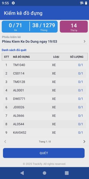 Ứng dụng quản lý kho nguyên vật liệu ứng dụng RFID tại Panasonic Việt Nam do Trackify triển khai