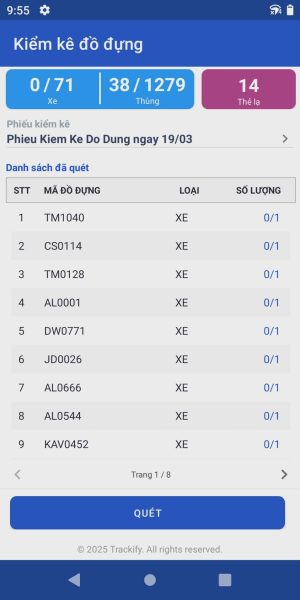 Ứng dụng quản lý kho nguyên vật liệu ứng dụng RFID tại Panasonic Việt Nam do Trackify triển khai
